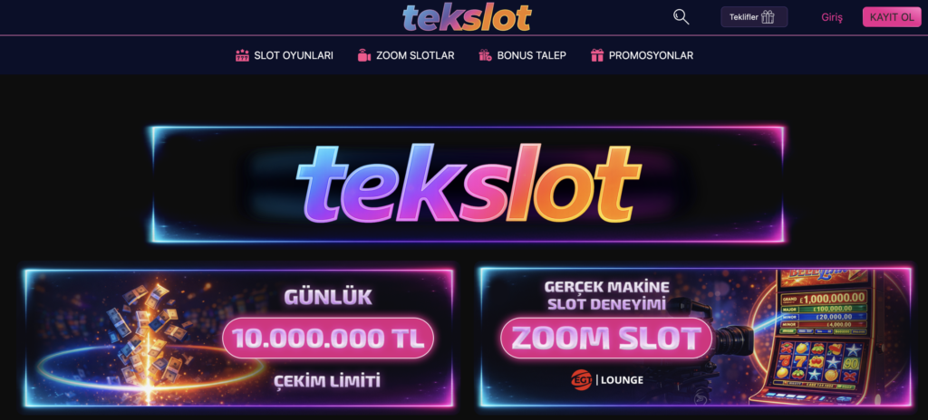Tekslot - Tekslot Giriş 1 Tekslot